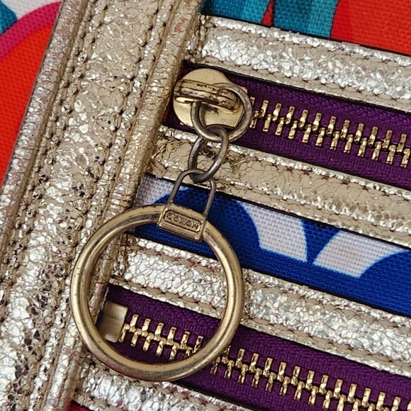 Vintage Coach Poppy Graffiti Pop Art Signature Tote Bag Purse - Picture 7 of 16